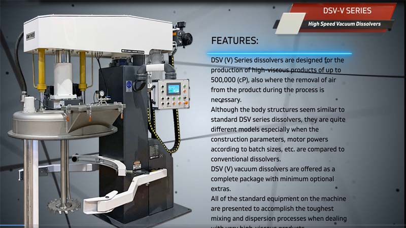 DSV(V) Vacuum Dissolvers